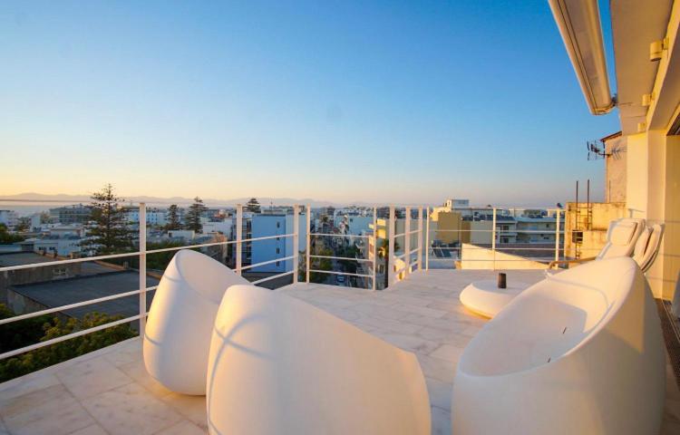Apartamento Panoramic View - Penthouse Rhodes City Exterior foto