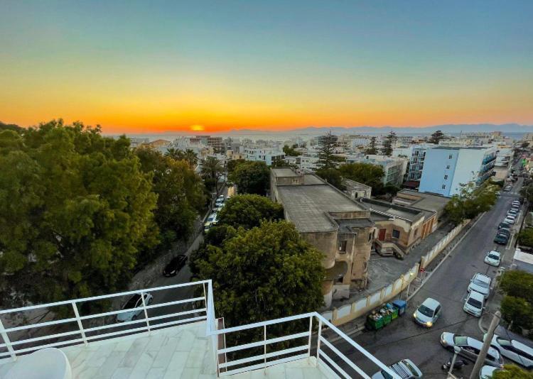 Apartamento Panoramic View - Penthouse Rhodes City Exterior foto